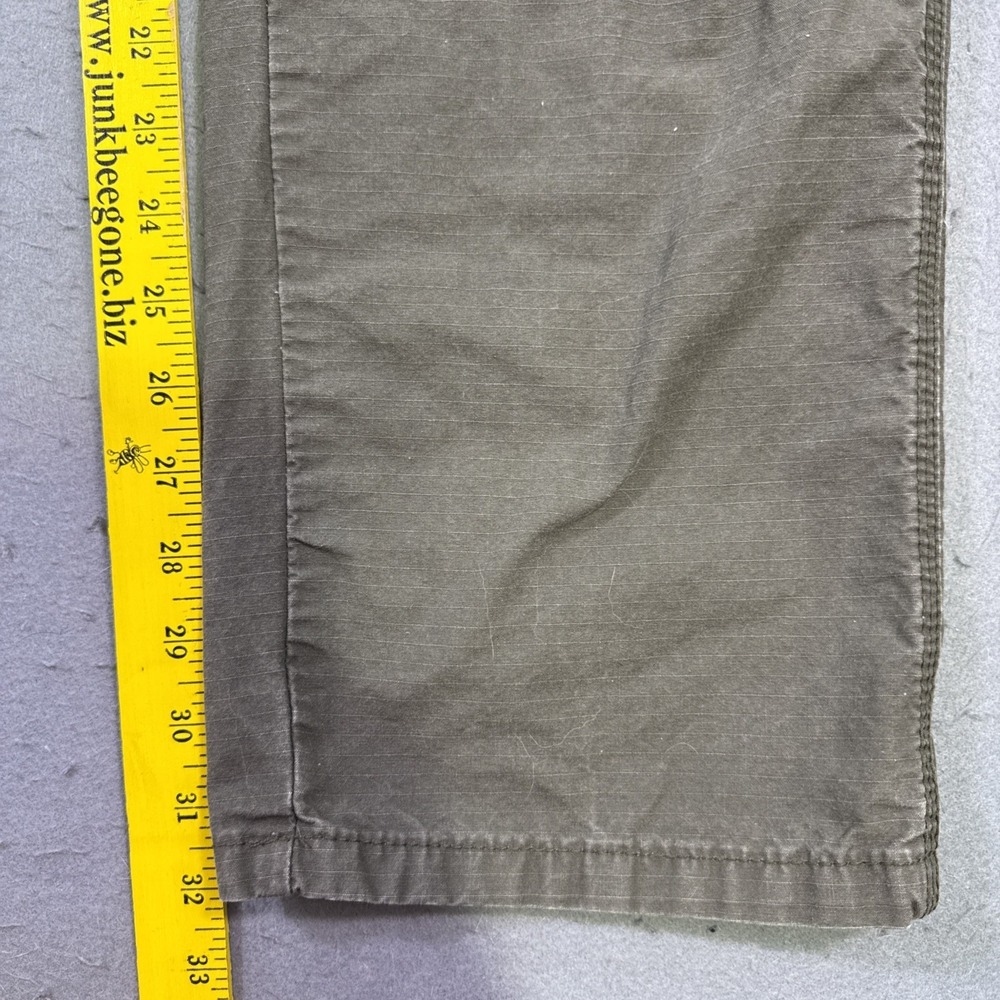 Wrangler ATG All Terrain Gear Tan Canvas Workwear Pants Straight Leg 36X34 - Picture 3 of 8